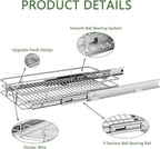 Pull Out Cabinet Organizer 13½" W x 18" D, Heavy Duty Cabinet Pull Out Shelves - Image 7