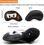Premium Leather Golf Club Iron Covers - Image 6