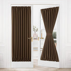 DWCN French Door Curtains – Rod Pocket Thermal Blackout Curtain by DWCN