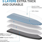APEXCHASER Ironing Board with Iron Rest, Compact and Space Saver Iron Board - Image 4