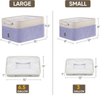 BALEINE 4 Pack Fabric Storage Bins - Image 2