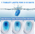 CHMI 100 Pack Toilet Bowl Cleaner Tablets, Long-lasting Bathroom Toilet Tank - Image 3