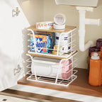 Extra Large 2 Pack Stackable Pantry Organizers - Image 4