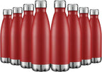 HASLE OUTFITTERS 17oz Stainless Steel Water Bottles Bulk, Vacuum Insulated by HASLEOUTFITTERS