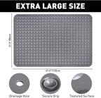 Shower Mat Non Slip: 47.2 x 31.5 Inch Extra Large TPE Shower Mats - Image 2