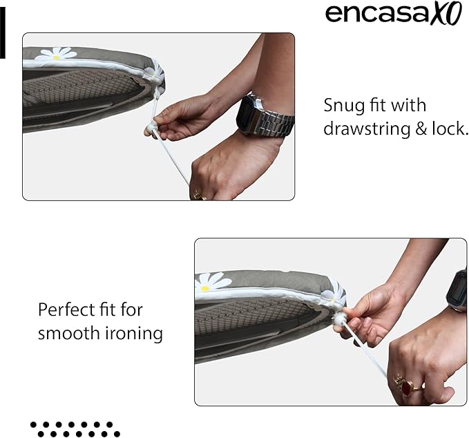 Encasa XO Ironing Board Cover and Pad 28"x12" - Image 3