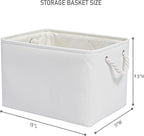 15x11x9.5 Inch Storage Baskets for Shelves, 3 Pack Storage Bins，Foldable - Image 4