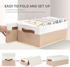 Closet Organizer Bins 3 Pack, Large Storage Bins - Image 7