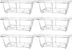 COMFICOVE 6 Pack Chafing Wire Rack Buffet Stand Chrome Frame by COMFICOVE