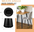 3/4" Round Rubber Chair Leg Tips Caps, Chair Leg Floor Protectors Furniture - Image 2