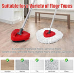Spin Mop Heads Replacements for O Ceda EasyWring 1-Tank System, 4-Section - Image 8
