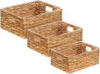 3 Pack Natural Water Hyacinth storage basket by ZeeingHom