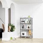 1000 lbs 4 Tier Shelf Metal Storage Shelves Wire Rack Closet Organizers - Image 4
