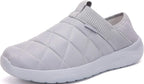 KUBUA Slippers for Men and Womens Indoor House Shoes Plush Slip on Outdoor by KUBUA
