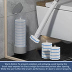 Disposable Toilet Bowl Wand Refills, Wand Replacement Head - Image 3
