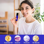 KEYWING 54 Pack Blue Essential Oil Roller Bottles – 10ml Glass Roll-On Bottles - Image 7
