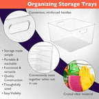 ClearSpace XL Clear Plastic Storage Bins - Image 4