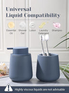 INGOFIN Ceramic Lotion Dispenser - 12oz Refillable Liquid Hand Soap Dispenser - Image 6