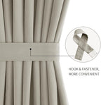 DWCN French Door Curtains – Rod Pocket Thermal Blackout Curtain - Image 2