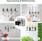 Mop Broom Holder No Drill, Mop Broom Organizer Wall Mounted Heavy Duty - Image 5
