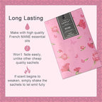14 Packs Rose Scented Sachets for Drawers and Closets - Image 2