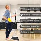 4 Pack Outdoor Indoor Broom, Brooms - Image 8