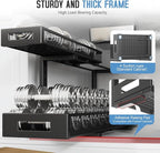 1 Pack 20.47IN Depth Under Sink Storage Organizer, Large 2-Tier Elegant Mesh - Image 3