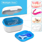 BVN Denture Case Denture Cup for Soaking Dentures Retainer Cleaner Case - Image 4