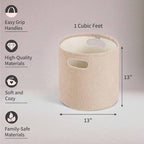 PUTSKA Basket – Round Storage for Toys and Clothes, Stuffed Animals – Soft Baby - Image 3