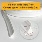 InstaTrim The Original Flexible Trim - 10ft Dark Brown 1/2" Wide Caulk Tape - - Image 7