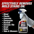 30 SECONDS Pro Mold and Mildew Stain Remover | Scrub Free | Brighter Results - Image 2
