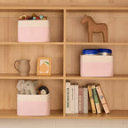 Small Organizing Baskets for Cubes Shelf, 9.7x9.7x7.1 Inch Rope Woven Storage - Image 4