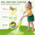 Kids Cleaning Toy Set, Mini Spray Mop Montessori Toys Pretend Play Cleaning Tool - Image 2