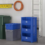 Commercial Industrial Heavy Duty Stackable Open-Front Recycling Bin Box - Image 6