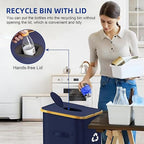 26 Gallon Recycling Bin for Kitchen, 100L Recycle Bin - Image 5