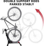 Heavy-Duty Floor Bike Stand, Freestanding Bicycle Storage Rack, Adjustable Dual - Image 6