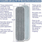 Microfiber Mop Replacement Pads 18 Inch Compatible - Image 2