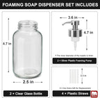 GMISUN Foaming Soap Dispenser, Modern Hand Soap Dispensers - Image 7