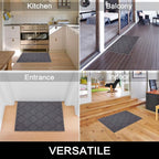 FONEYI Indoor Door Mat, Entrance Rug 24" x 36" Non-Slip Rubber Backing - Image 4