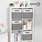 Temary Storage Cubes 12ﾗ12 Fabric Cube Storage Bins Foldable Storage Baskets - Image 6
