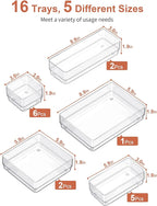 SMARTAKE 16-Piece Drawer Organizer - Image 2