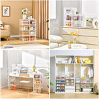 6 Pack Closet Organizers and Storage, Clothes Organizers and Storage, Plastic - Image 5