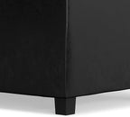 SIMPLIHOME Avalon 42 inch Wide Contemporary Rectangle Storage Ottoman in - Image 9