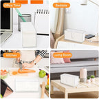 2Pcs Acrylic Paper Towel Dispenser, Paper Towel Holder Countertop Clear Multi - Image 7