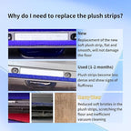9 Pcs Soft Plush Strips Vacuum Replacement Kit Compatible - Image 4
