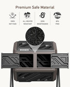 THEGROW'ING Updated 43 Gallon Compost Bin Outdoor, Fast Assemble Tumbling - Image 6