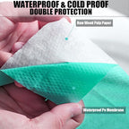 80 Pack Toilet Seat Covers Disposable 16x24 Inch XL Portable Toilet Liners - Image 3