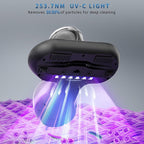 Mattress Vacuum Cleaner, Handheld UV Bed Vacuum Cleaner 16KPa & 12800 - Image 5