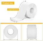 ABSOFINE Caulk Tape Waterproof Self Adhesive 1.97" x16.4Ft, Shower Seal Strip - Image 2