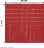 Artoid Mode Checkered Designed Cotton Red Green Terry Kitchen Dish Cloths - Image 7